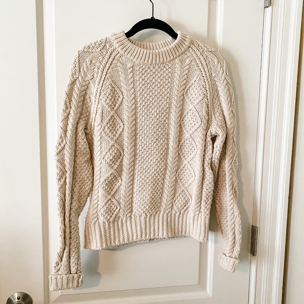 LL Bean Signature Cotton Fisherman Sweater